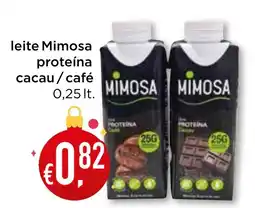 Bolama leite Mimosa proteína cacau/café promoção