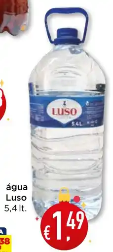 Bolama água Luso promoção