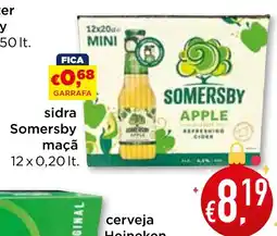 Bolama sidra Somersby maçã promoção