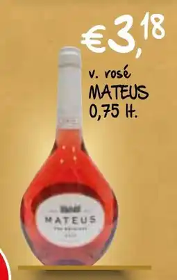 Bolama v. rosé MATEUS promoção