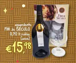 Bolama aguardente FIM de SÉCULO +cálice (caixa) promoção