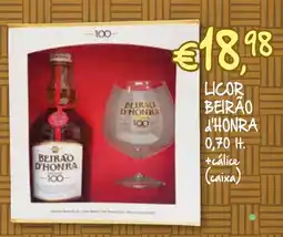 Bolama LICOR BEIRAO d'HONRA +cálice (caixa) promoção