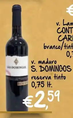 Bolama v. maduro S.DOMINGOS reserva tinto promoção