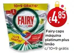 Bolama Fairy caps máquina platinum plus limão promoção