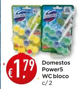 Bolama Domestos Power5 WC bloco promoção