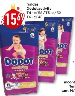 Bolama fraldas Dodot activity promoção