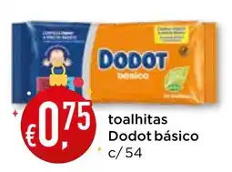 Bolama toalhitas Dodot básico promoção