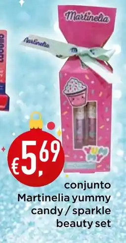 Bolama conjunto Martinelia yummy candy/sparkle beauty set promoção