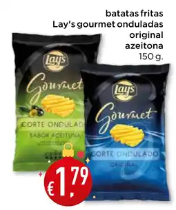 Bolama batatas fritas Lay's gourmet onduladas original azeitona promoção