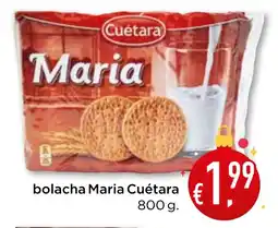 Bolama bolacha Maria Cuétara promoção