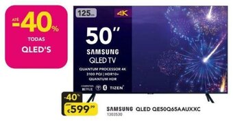 Radio Popular Samsung QLED TV QE50Q65AAUXXC promoção