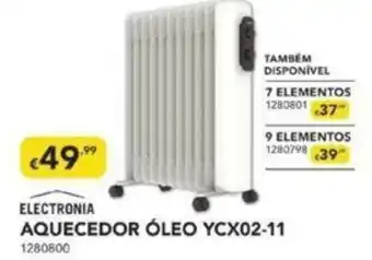 Radio Popular ELectronia Aquecedor Óleo YCX02-11 promoção