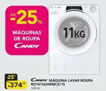 Radio Popular Candy Máquina Lavar Roupa RO14116DWMCE/15 promoção