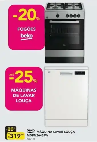 Radio Popular Beko Máquina Lavar Louça MDFN26431W promoção