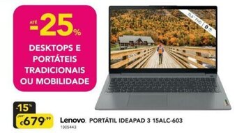 Radio Popular Lenovo Portátil Ideapad 3 15ALC-603 promoção
