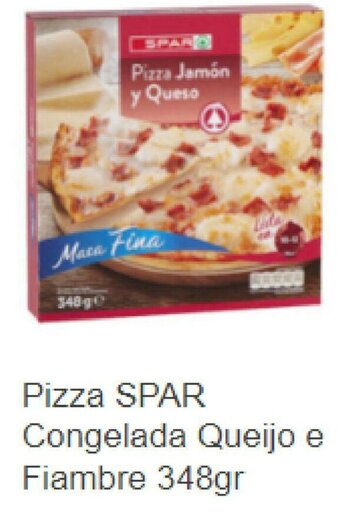 Spar Pizza Spar Congelada Queijo e Fiambre 348gr promoção