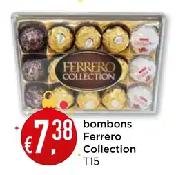 Bolama bombons Ferrero Collection T15 promoção