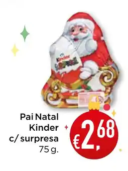 Bolama Pai Natal Kinder c/surpresa c/surpresa promoção