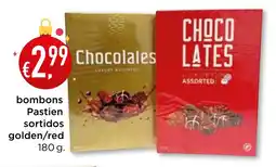 Bolama bombons Pastien sortidos golden/red promoção