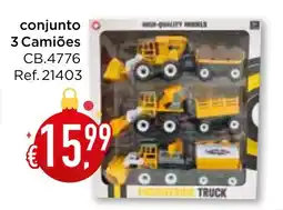 Bolama conjunto 3 Camiões promoção