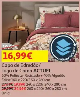 Auchan Capa de Edredão/ Jogo de Cama ACTUEL promoção