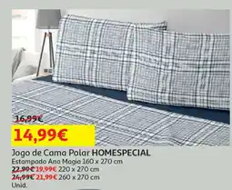 Auchan Jogo de Cama Polar HOMESPECIAL promoção