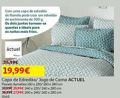 Auchan Capa de Edredão/ Jogo de Cama ACTUEL promoção