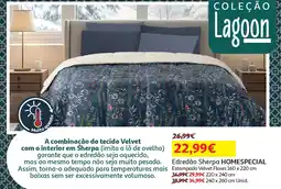 Auchan Edredão Sherpa HOMESPECIAL promoção