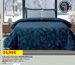 Auchan Edredão Flanela HOMESPECIAL promoção