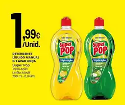 Intermarché Detergente líquido manual p/ lavar loiça Super Pop promoção