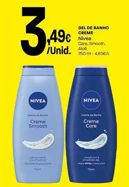 Intermarché Gel de banho creme Nivea promoção