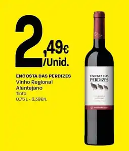 Intermarché Encosta das perdizes Vinho Regional Alentejano promoção