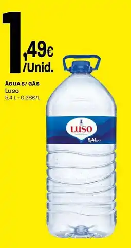 Intermarché Água s/gás Luso promoção