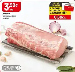 Intermarché Porco Lombo s/ Osso Inteiro promoção