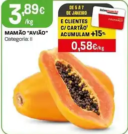 Intermarché Mamão "avião" promoção