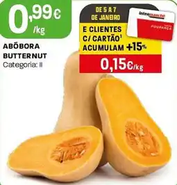 Intermarché Abóbora butternut promoção