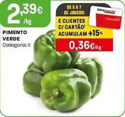 Intermarché Pimento verde promoção