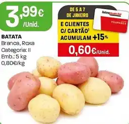 Intermarché Batata promoção