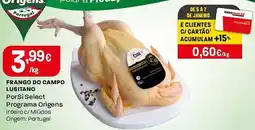 Intermarché Frango do campo lusitano PorSi Select Programa Origens promoção