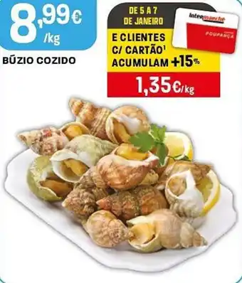 Intermarché Būzio cozido promoção