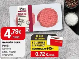 Intermarché Hamburguer PorSi Novilho promoção