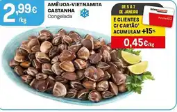 Intermarché Ameijoa-vietnamita castanha congelada promoção