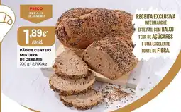 Intermarché Pão de centeio mistura de cereais promoção