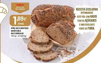 Intermarché Pão de centeio mistura de cereais promoção