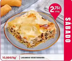Intermarché Lasanha vegetariana promoção