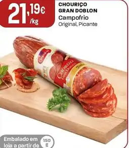 Intermarché Chouriço gran doblon campofrio promoção