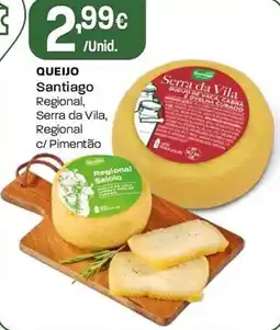 Intermarché Queijo Santiago Regional, promoção