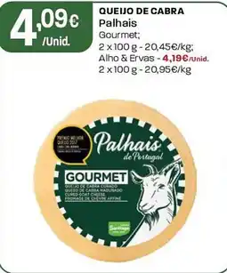 Intermarché Queijo de cabra Palhais promoção