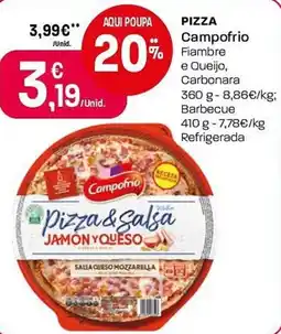 Intermarché Pizza campofrio promoção
