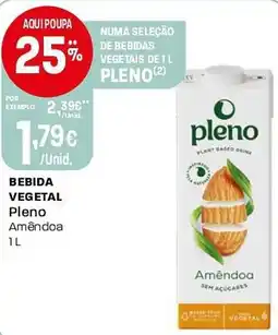 Intermarché Bebida vegetal Pleno promoção